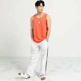 サイドメッシュナイロンパンツ / SIDE MESH NYLON PANTS-WHITE
