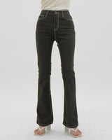カラードウブーツカットパンツ/no.2378 color dough bootcut pants (4color)