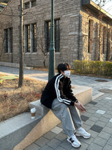スルイカーゴポケットスウェットパンツ / Slui Cargo Pocket Sweat Pants (2 colors)