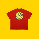スマイリーロゴT / SMILEY LOGO TEE | RED