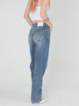 [Sserpe x Dilettantisme] Mid Washing Semi Baggy Denim Pants (6695941406838)