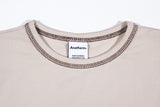 コントラストクロップトップ / CONTRAST CROP TOP Beige