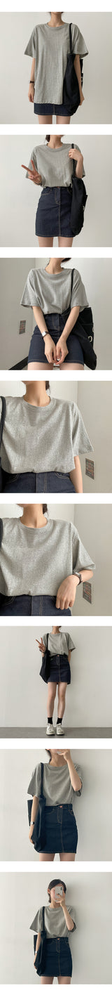スタンダードベーシックプレーン半袖Tシャツ