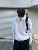 キャンディーデイリールーズフィットカラニット/CANDY DAILY LOOSE FIT KARA KNIT