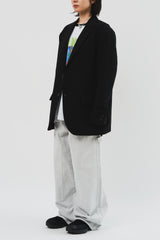 Sub Single Breasted Jacket (3color)