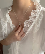 リリーパールネックレス / lily pearl necklace