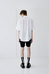 ダブルホルダー半袖Tシャツ/DOBLE HOLDER STRIPE HALF SHIRT WHITE