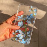 デルフィニウム スマホケース/Blue Delphinium (Galaxy) Jelly Case