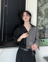 Striped Panel Shirt (6595754295414)