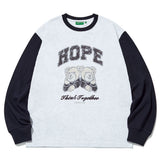 HTT クラック L/S ティー / HTT Crack L/S Tee_Light Gray