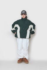 ウェーブカラーリングジップアップ / Wave Coloring Zip-Up