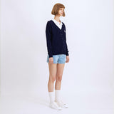 マークカーディガン/RCH mark Cardigan navy