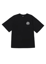 デスオーバーフィットTシャツ/DEATH BK(wide overfit short sleeved T-shirt)