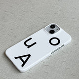 エモーションアイフォンケース/emotion case (white)