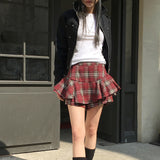 Toode ベーシック プレーン レイヤード コットン ラウンド 7/4 半袖 Tシャツ