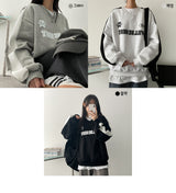 [Fleece] Cyline V-neck sweatshirt