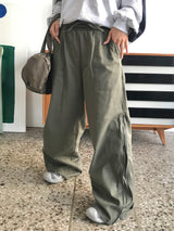 ニコルジッパーバンディングパンツ