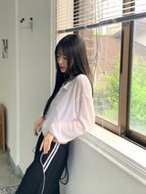 ピロウビーチウェアシースルーリネンニット長袖ジップアップ / Pillow Beachwear See-through Linen Knit Long Sleeve Zip-up