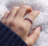 レターリング2 / [CCNMADE] LETTER RING 2 (Wine)