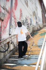 バギーコットンパンツ/MBSRCOPT132 MID90 BAGGY COTTON PANTS BLACK
