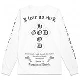 I FEAR NO EVIL LS TEE - WHITE (6635181670518)