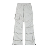 PINTUCK CARGO PANTS_Gray Beige