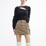[NONCODE] Cutout T-shirt