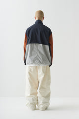 ワイドジャケット/BSR2223FWJK056 MCS WIDE JACKET NAVY BROWN