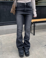 Tale boots cut denim pants