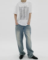 サンディングウォッシュローライズデニムパンツ / Sanding Wash Low Rise Denim Pants