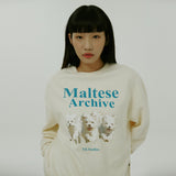 マルチーズアーカイブスウェットシャツ / Maltese archive sweatshirts