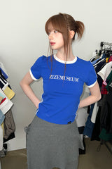 リンガーラインTシャツ