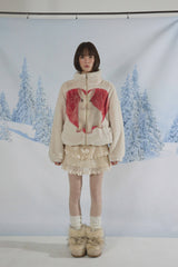 ラビットハートファージャケット Ver.2 / Rabbit Heart Fur Jacket IVORY Ver.2