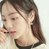 HEART IN  STAR EARRING (6605662945398)