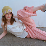 ジャカードバンディングパンツ / JACQUARD BANDING PANTS, PEACH