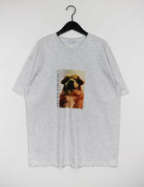 ドッグショートスリーブTシャツ/Dog Selfie Short Sleeve T-shirt (3color)