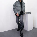 [Unisex] 2wayベルベットショートダウンジャケット