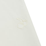 キルシーチェリールーバーラベルジップアップフーディジャケット/ CHERRY RUBBER LABEL WOVEN ZIP UP HOODIE JUMPER [CREAM] (6671083438198)