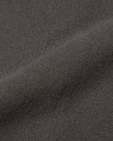 FLEECE CROP HALF ZIPUP (CHARCOAL)