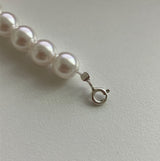 [92.5silver] スワールパールネックレス_4mm