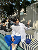 リブワイドプリーツパンツ/Rib Wide Pleats Pants (4 colors)