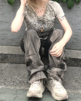 Y2KヴィンテージエレファントストーンTシャツ / Y2K vintage Elephant stone t-shirt