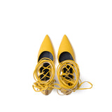 Strap Stiletto Heel(Yellow)