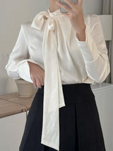 Tie Blouse (2 colors)