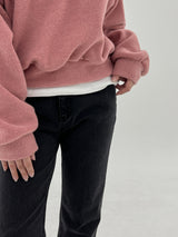 オーバーネックスウェットシャツ/over neck sweatshirt (4color)