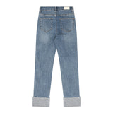 CLASS:y ストレートフィットロールアップハイスパンデックスジーンズ/CLASS:y STRAIGHT FIT ROLL UP HIGH SPANDEX JEAN [6865]