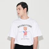RETRO BEAR OVERFIT LOGO T-SHIRTS (6587990311030)