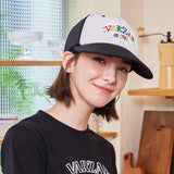 Palm Tree Logo Ordinary Mesh Cap Black