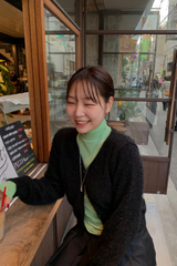 ヘアリーカーディガン