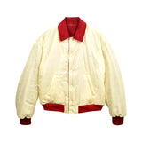 [UNISEX] リバーシブル "ワールドピース" パッデッドボンバージャケット